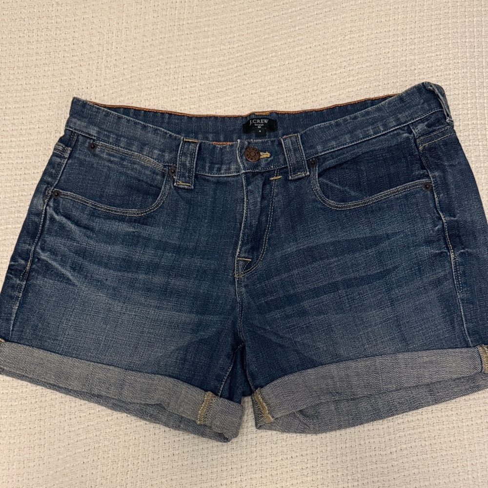 J. Crew Dark Blue Jean Shorts
